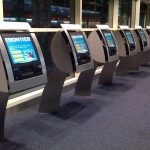 Frontier Airlines Check-In Kiosks