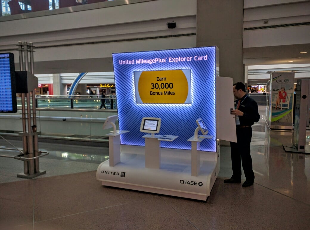 RMU Kiosk Cart News Airport