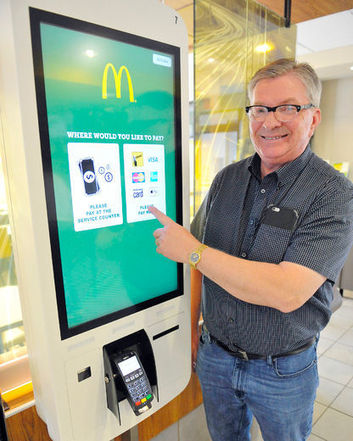 mcdonalds kiosk