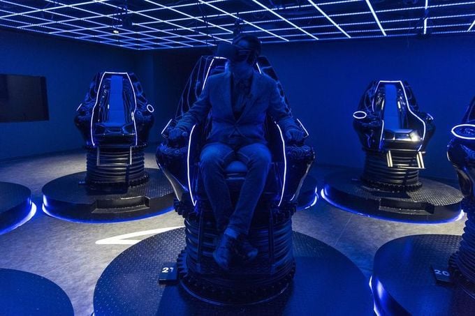 VR kiosk - The Theme Park of the Future Could Be in This Chinese Basement
