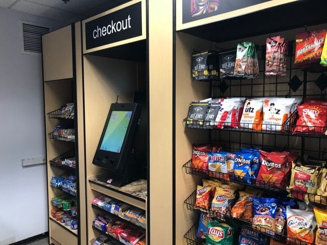 Bistro self-checkout kiosk