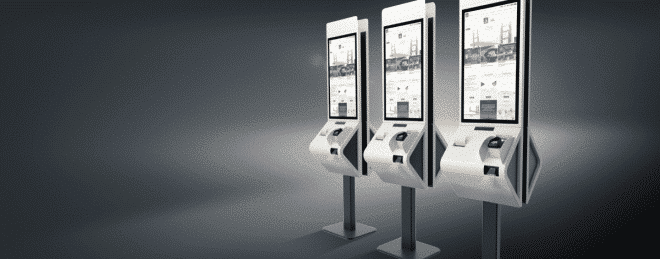 pyramid computer self-order kiosks