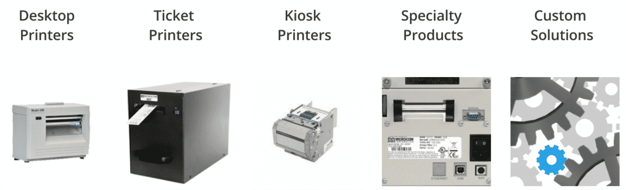 microcom kiosk printers