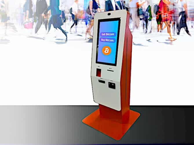 bitcoin atm kiosk information systems example unit deployed for Bitstop