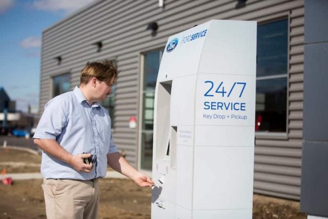 Ford Gomoto dealership kiosk