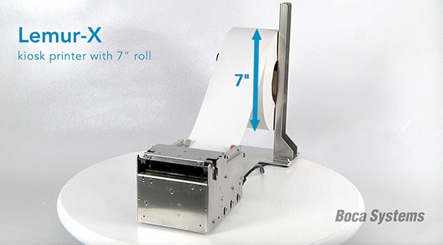 boca lemur kiosk printer