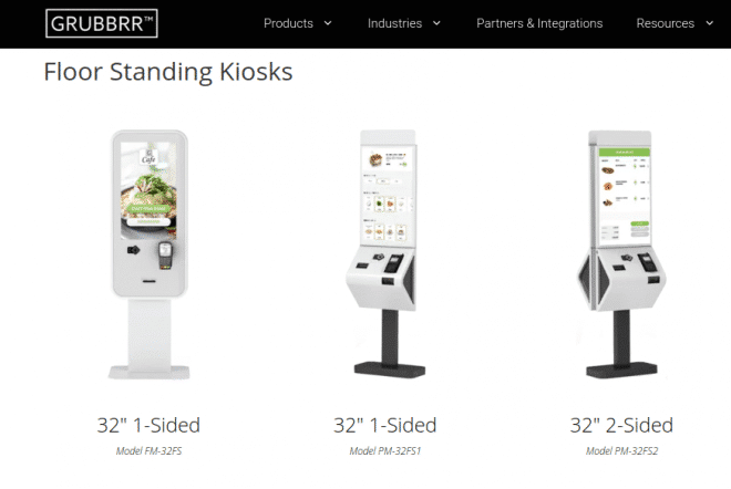 grubbrr kiosk images