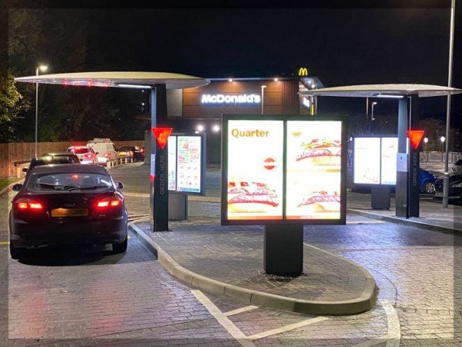 McDonalds Drive Thru Kiosks