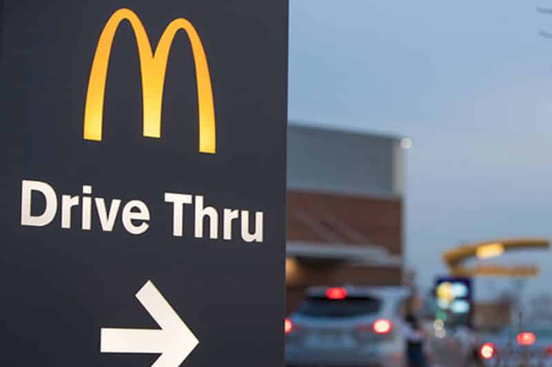 McDonalds Drive Thru Kiosks