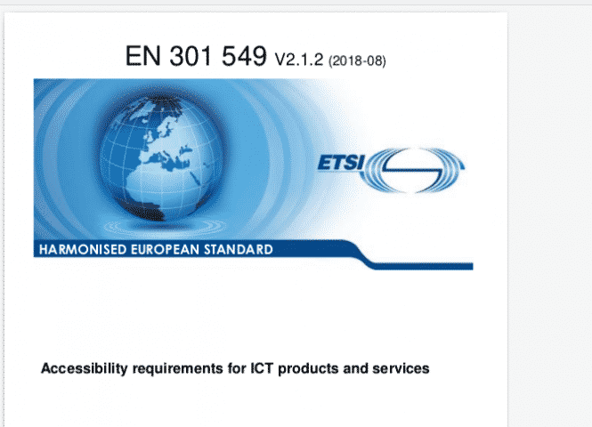 Europe ADA Standards