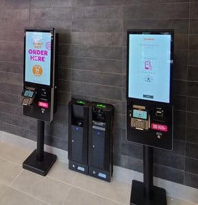 Dunkin Donuts Kiosks With Crane CL-10s