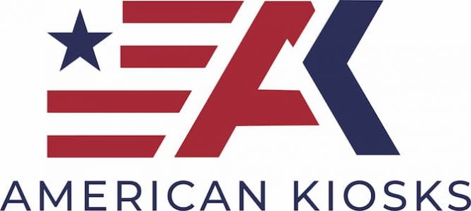 American Kiosks Logo White