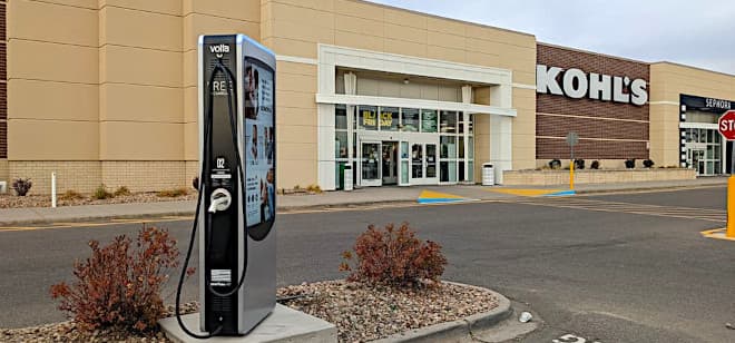 kohls kiosks ev charging stations