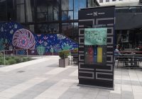 interactive digital wayfinding kiosk colony park