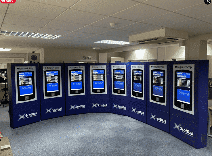 Scotland Adds Kiosks At Railway Stations
