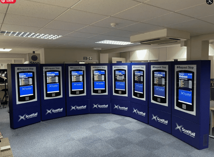 public transit kiosks