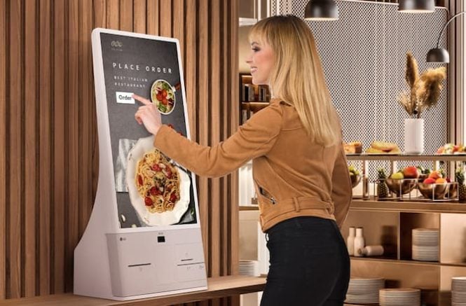 Self-Order McDonalds style countertop kiosk