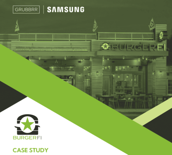 Samsung Kiosk Burger Fi Case Study