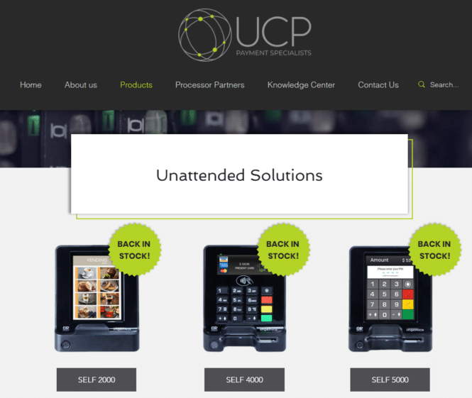 UCP Unattended Kiosk Payments