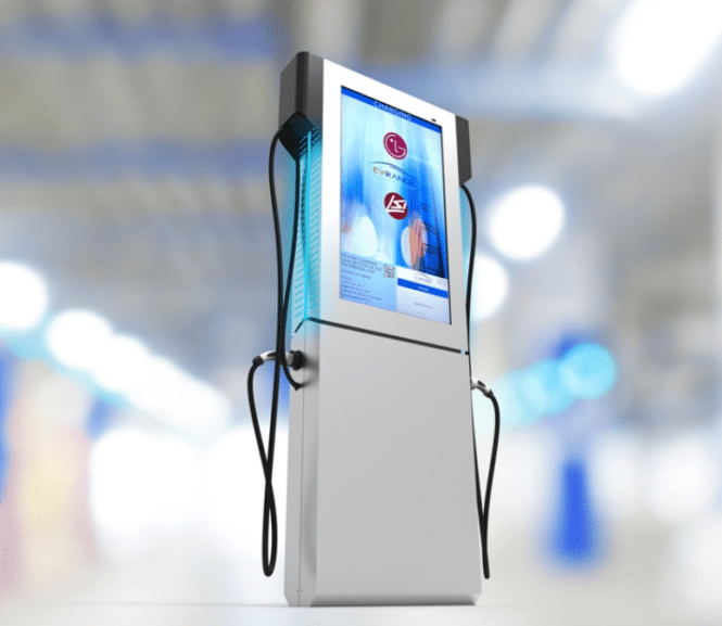 EV Charging Digital Signage by LG