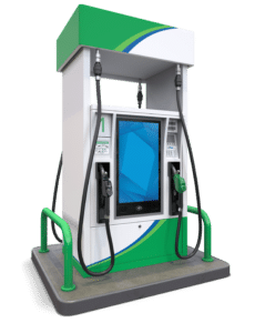 Gas pump kiosk