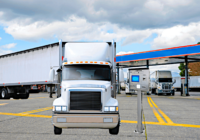 check-in kiosk outdoor truck driver