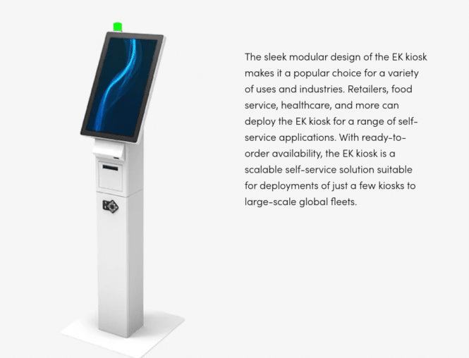 modular kiosk EK