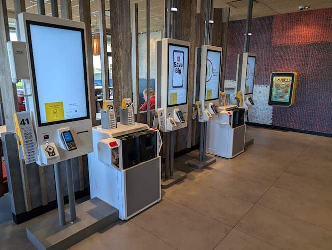 mcdonalds cash kiosks