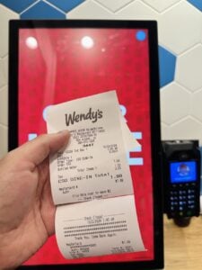 ACRELEC Kiosk Wendys