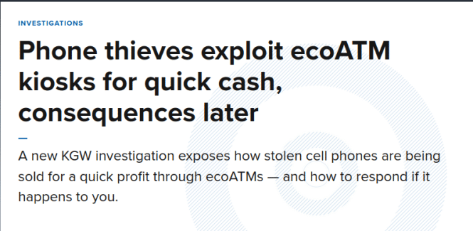 ecoATM theft