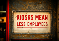 kiosks mean less employees