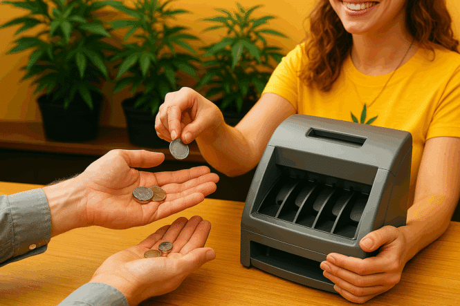 coin handling recycler