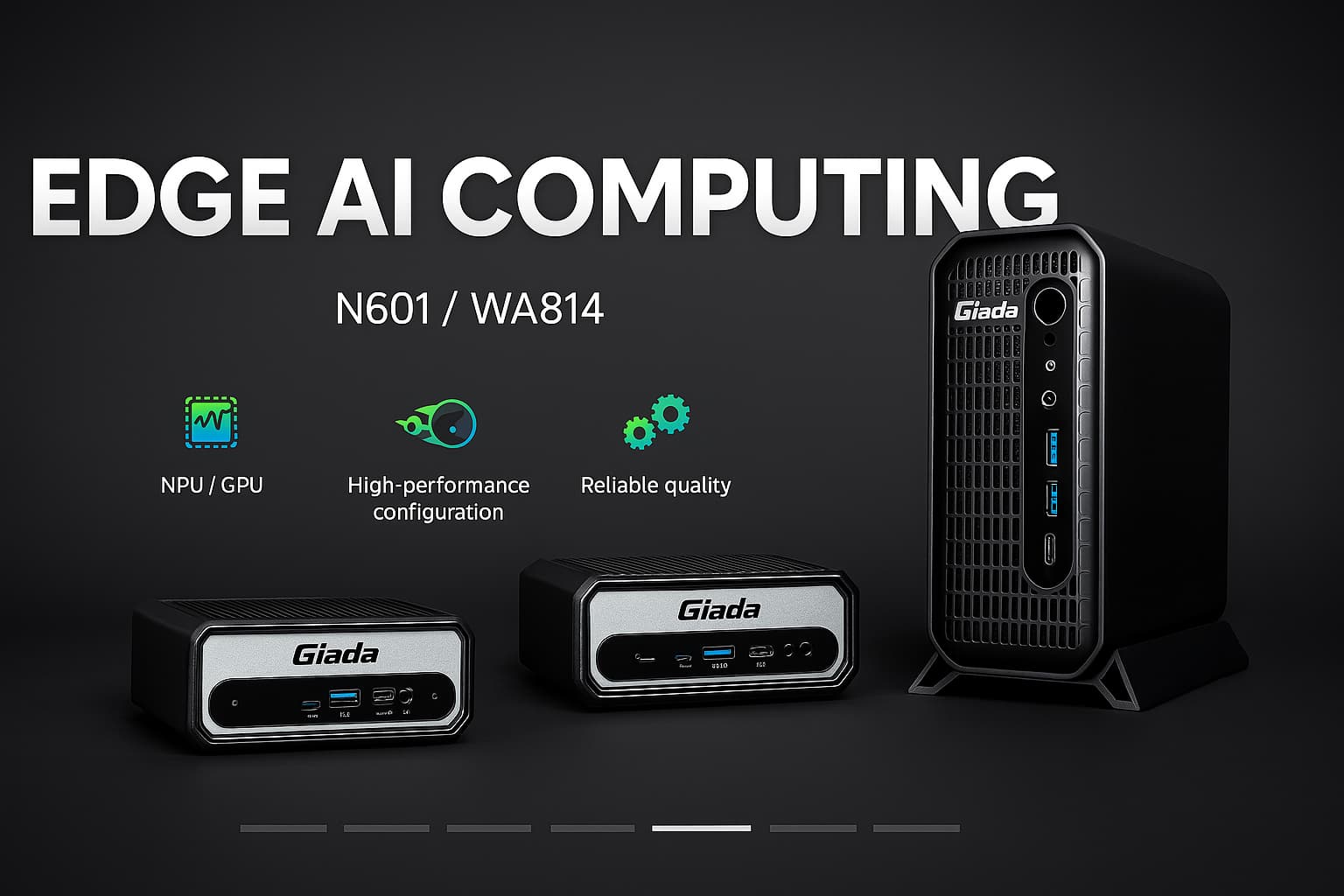 Giada digital signage edge computing for AI