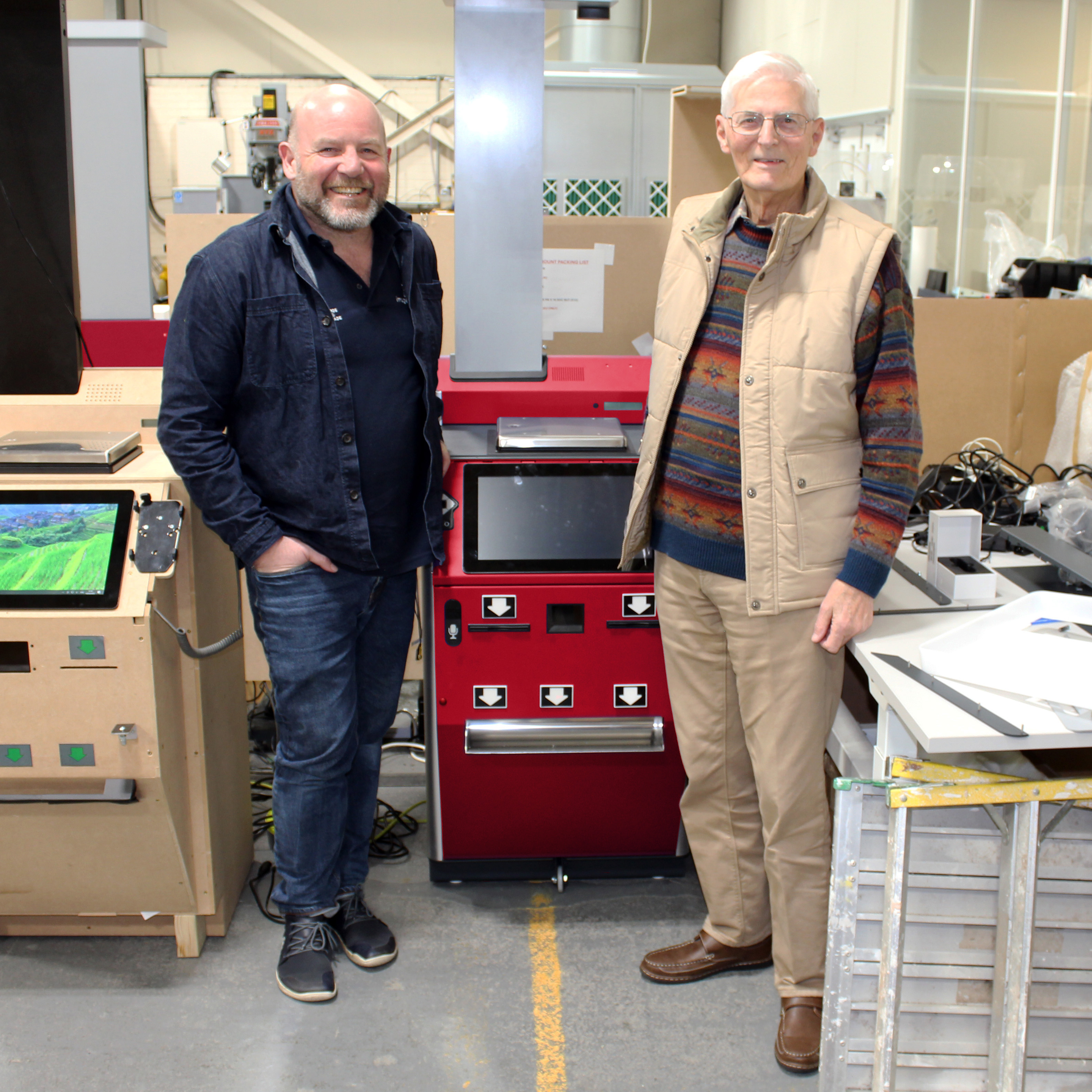 postal kiosks and stamps