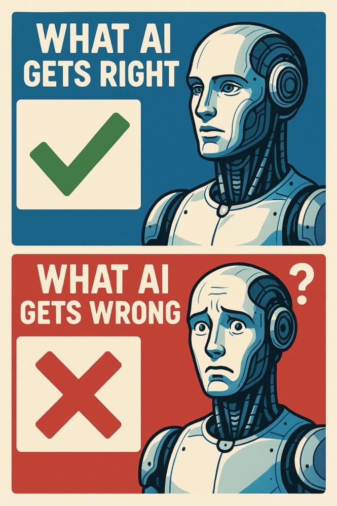 what AI gets right and wrong