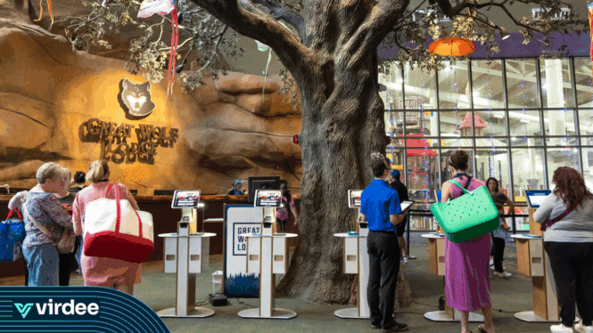 waterpark wristband kiosks