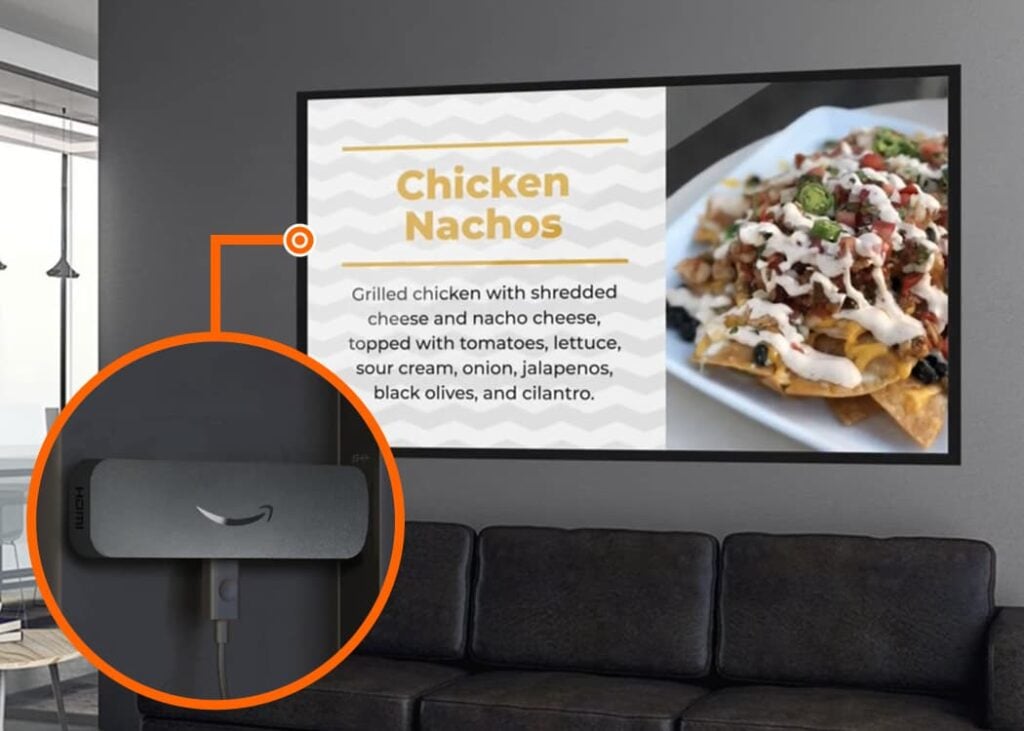 Amazon signage stick by Nanonation