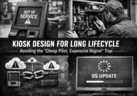kiosk design for long lifecycle