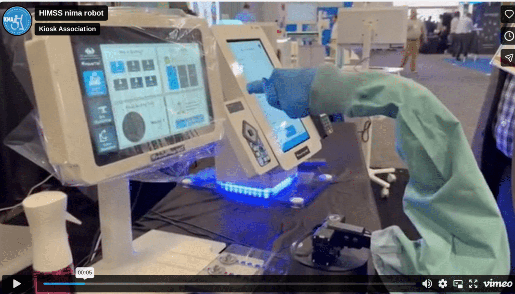 teaching AI touchless gesture via robot