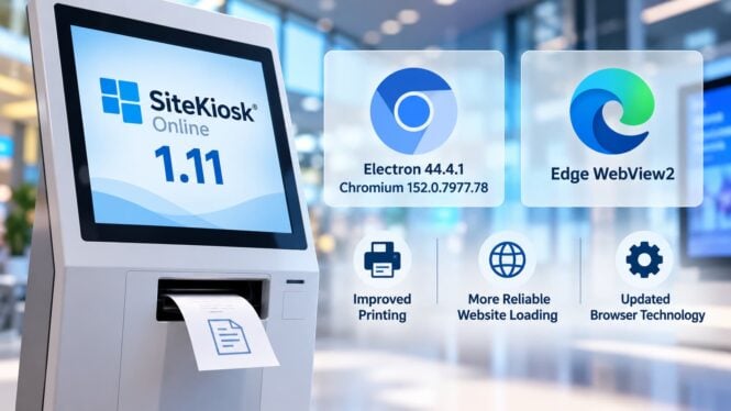 sitekiosk lockdown browser release with WebView